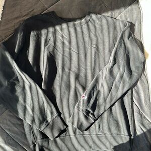 Champion Black Crew Sweatshirt